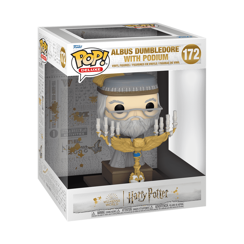 Pop! Deluxe Albus Dumbledore with Podium, , hi-res view 2
