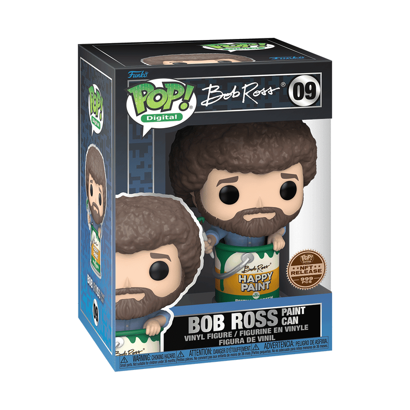 Pop! Bob Ross and Paint Can (Digital Pop! Release), , hi-res view 1