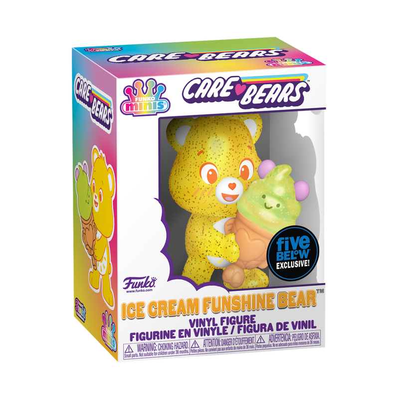 Ice Cream Funshine Bear Mini Vinyl Figure (Glitter), , hi-res view 1
