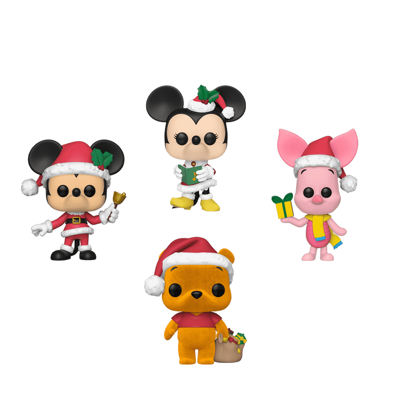 Pop! Disney Holiday (Flocked) 4-Pack, , hi-res view 1