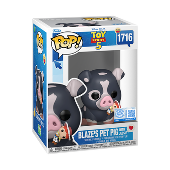 Pop! Blaze's Pet Pig with Jessie (Toy Story 5), , hi-res view 2