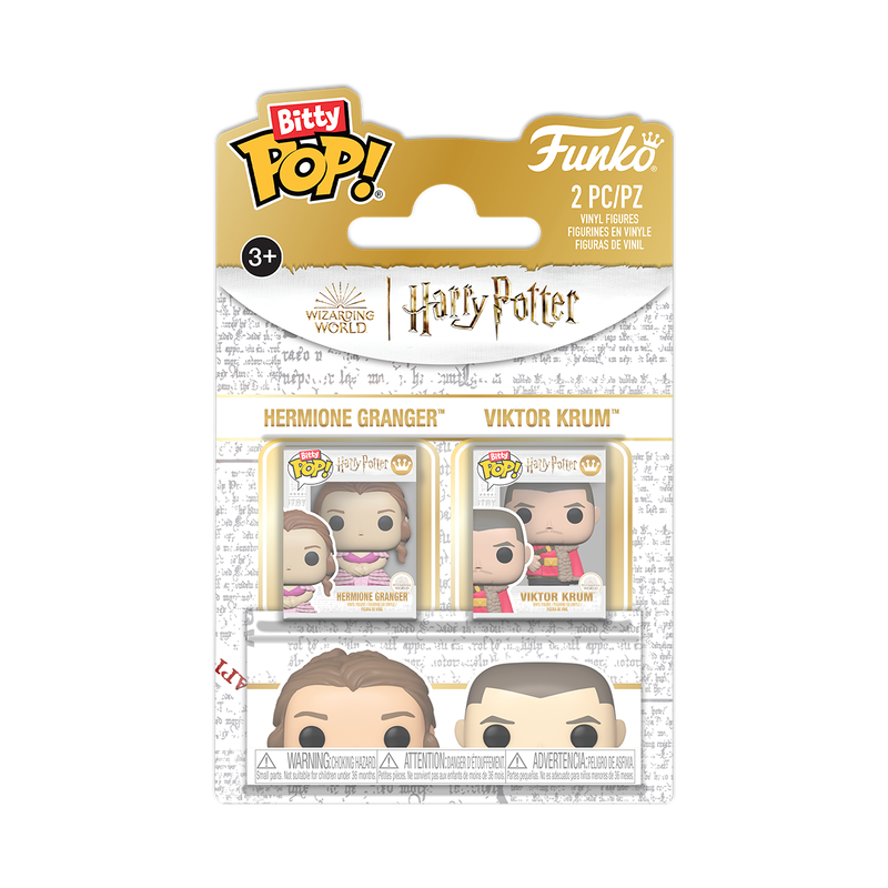 Bitty Pop! Hermione Granger & Viktor Frum 2-Pack, , hi-res view 1