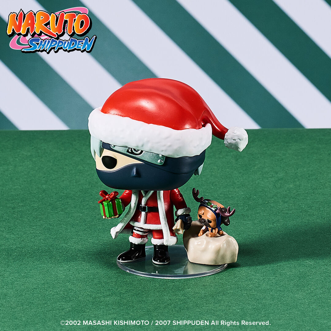 BigStuffed (ビッグ)カニ ボンポワン）NOEL2022限定コラボ Pop! Plus Kakashi Hatake with Pakkun (Holiday Outfit)