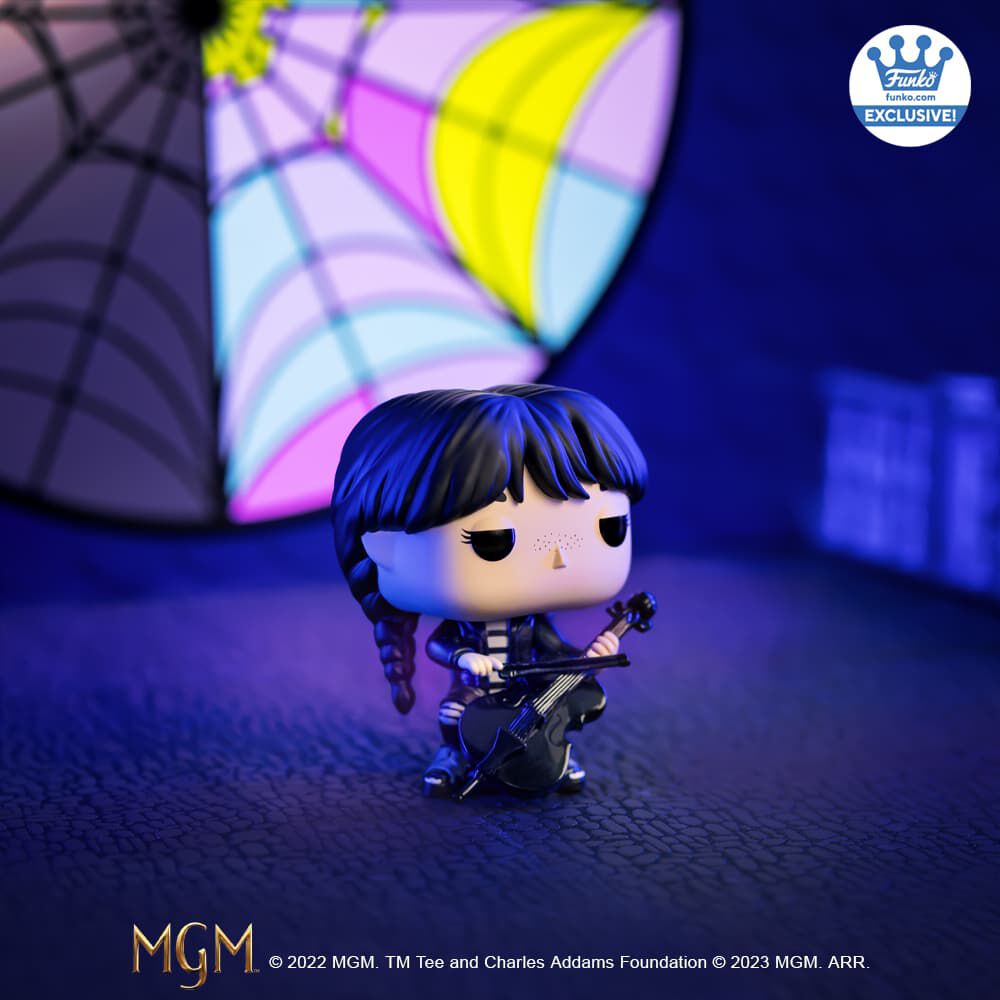 Buy Pop Wednesday with Cello at Funko