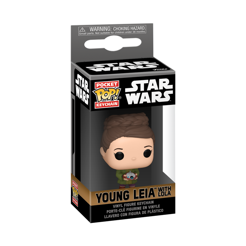 Pop! Keychain Young Leia with Lola, , hi-res image number 2