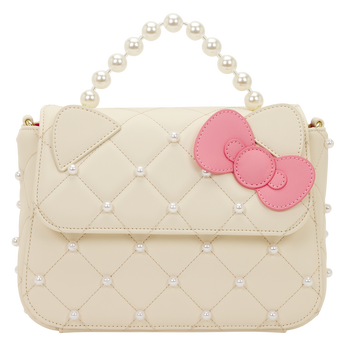 Sanrio Hello Kitty Exclusive Quilted Pearl Handle Crossbody Bag, , hi-res view 1
