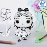 Pop! Alice (Curtsying) (Sketched), , hi-res view 2