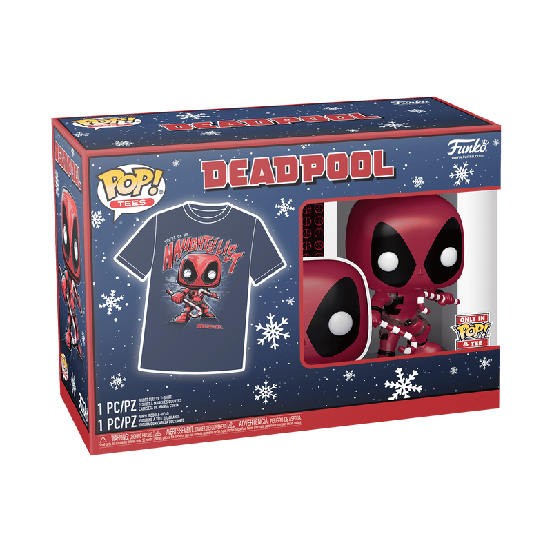 Pop! & Tee Holiday Deadpool, , hi-res view 2