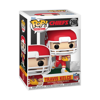 Pop! Travis Kelce (Running) (Red and White Uniform), Image 2