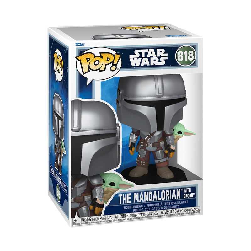 マンダロリアン funko pop 12体 Pop! The Mandalorian with Grogu (On Back) | Funko