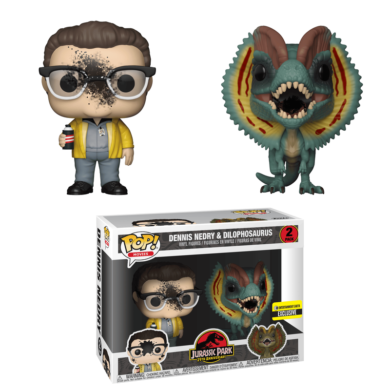 Jurassic Park - 2 Pack - Nedry/Dilo, , hi-res view 1