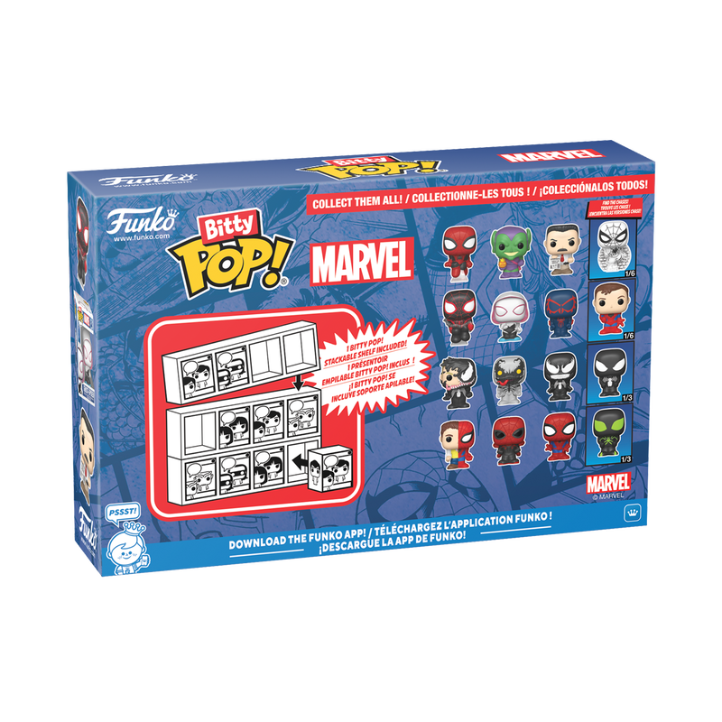 Bitty Pop! Spider-Man 4-Pack Series 1, , hi-res view 3