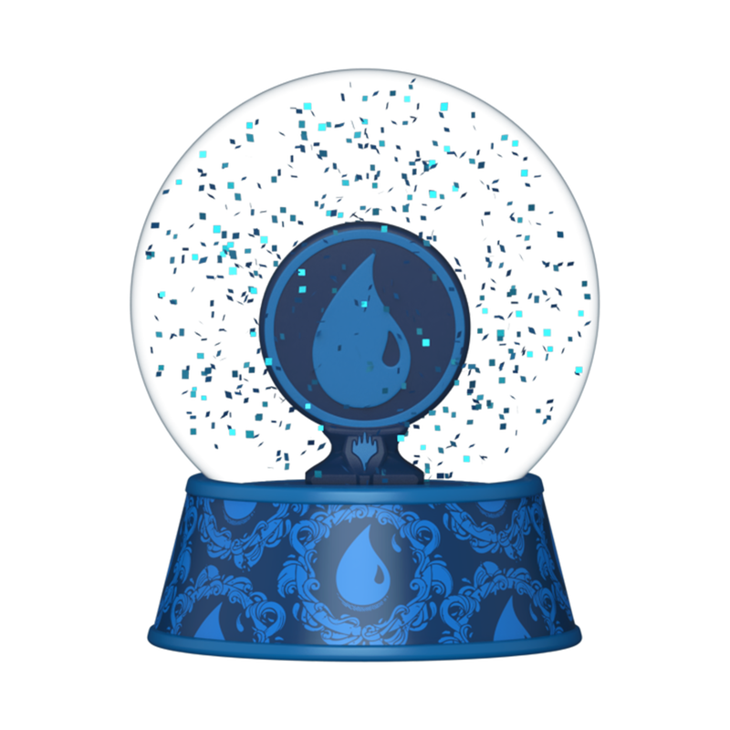Magic The Gathering Island Mini Glitter Globe, , hi-res view 2