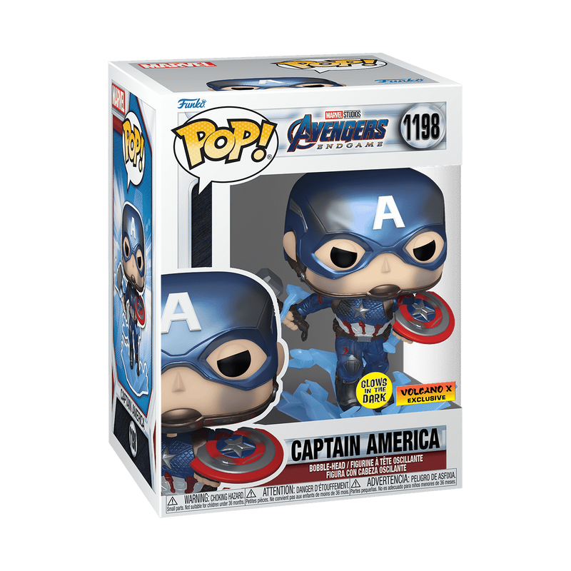 Pop! Captain America with Broken Shield (Glow), , hi-res view 2