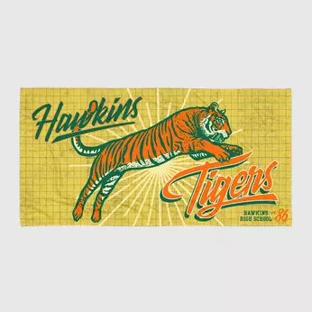 Stranger Things Hawkins High Beach Towel, Image 2