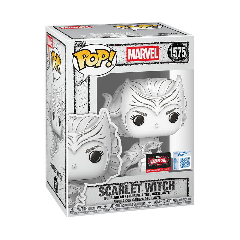 Pop! Scarlet Witch (Sketched Deco) (Target Con), , hi-res view 2