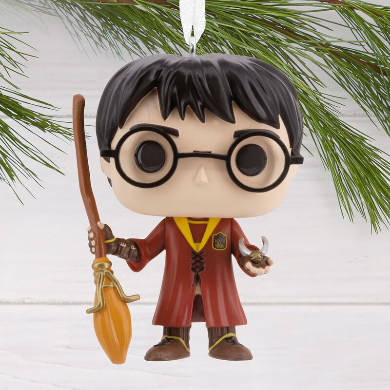 Harry Potter with Broom Ornament, , hi-res view 2