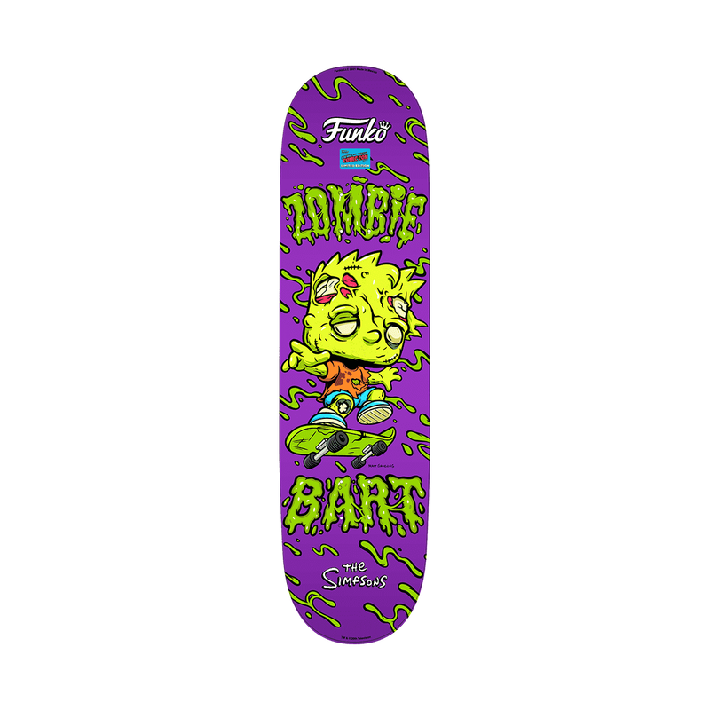 Zombie Bart Funko Skateboard Deck, , hi-res view 1