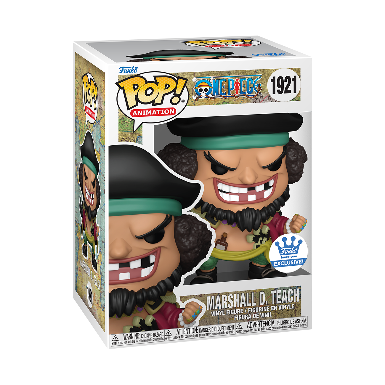 Pop! Marshall D. Teach with Pop! Protector | Funko