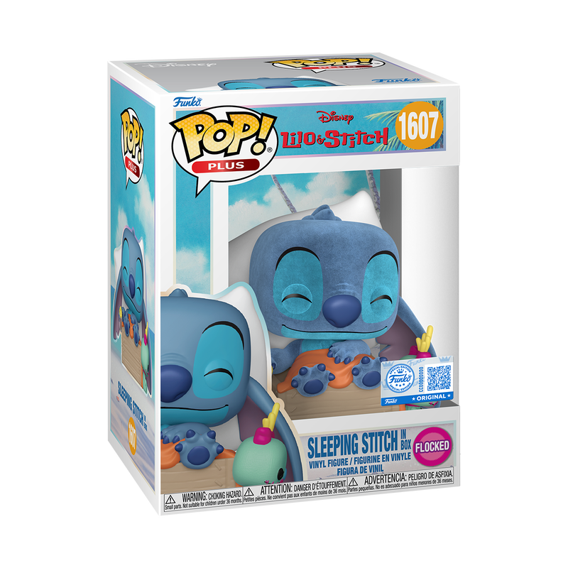 Pop! Plus Sleeping Stitch in Box (Flocked), , hi-res view 2