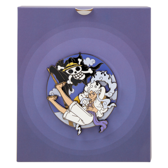 NYCC Limited Edition  GEAR5 Luffy 3" Collector Box Sliding Pin - ONE PIECE, Image 2