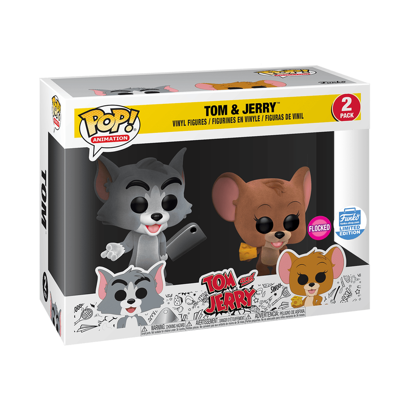 Pop! Flocked Tom and Jerry 2-Pack, , hi-res view 2