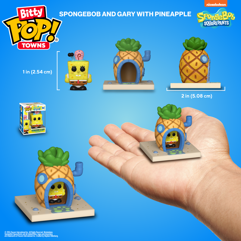 Bitty Pop! Towns SpongeBob and Pineapple House, , hi-res view 2