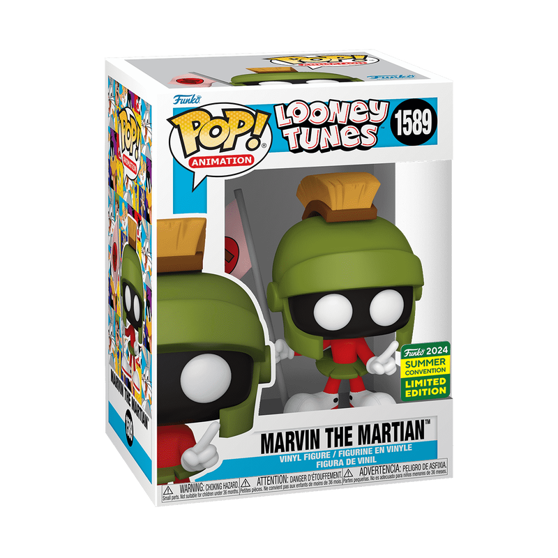 Pop! Marvin the Martian with Martian Flag, , hi-res view 2