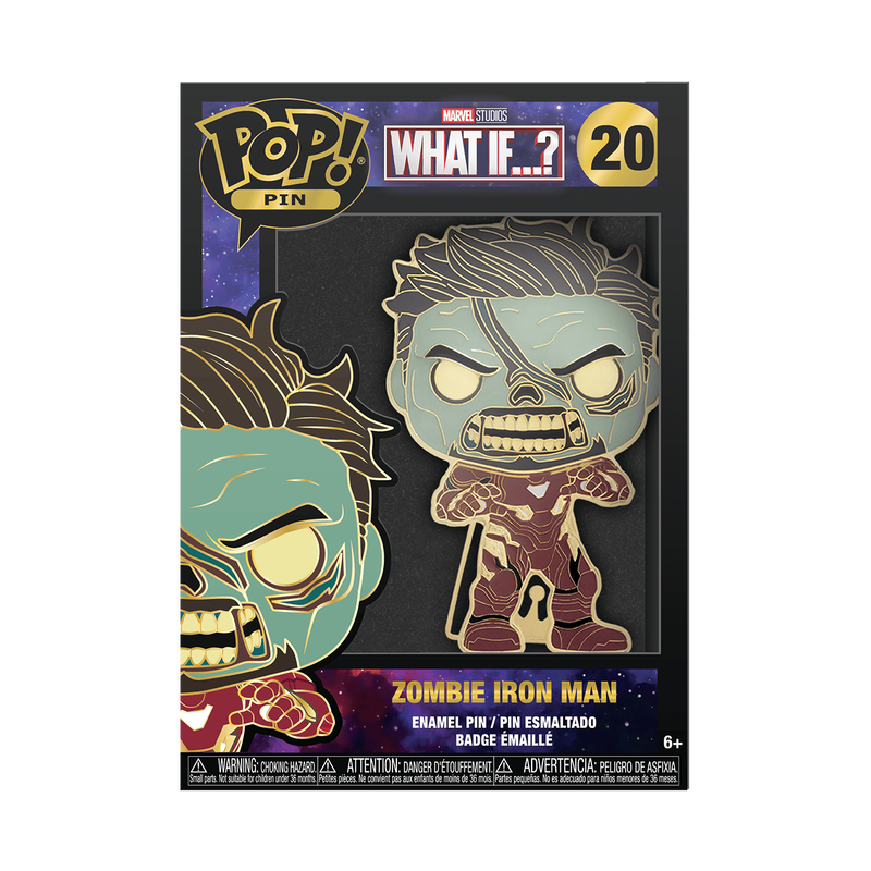 Pop! Pin Zombie Iron Man, , hi-res image number 1