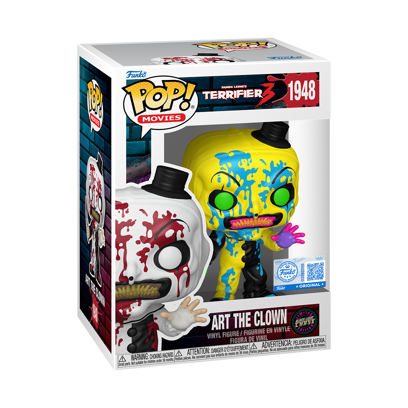 Terrifier : Art the Clown with Knife (Bloody) Exclusive Funko Pop!