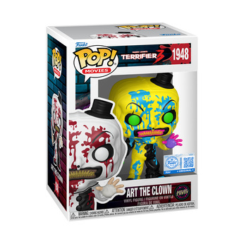 Pop! Art the Clown with Knife (Bloody) (Black Light) (Chase), Image 2