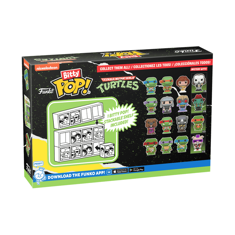 Bitty Pop! Teenage Mutant Ninja Turtles 4-Pack Series 1, , hi-res view 3