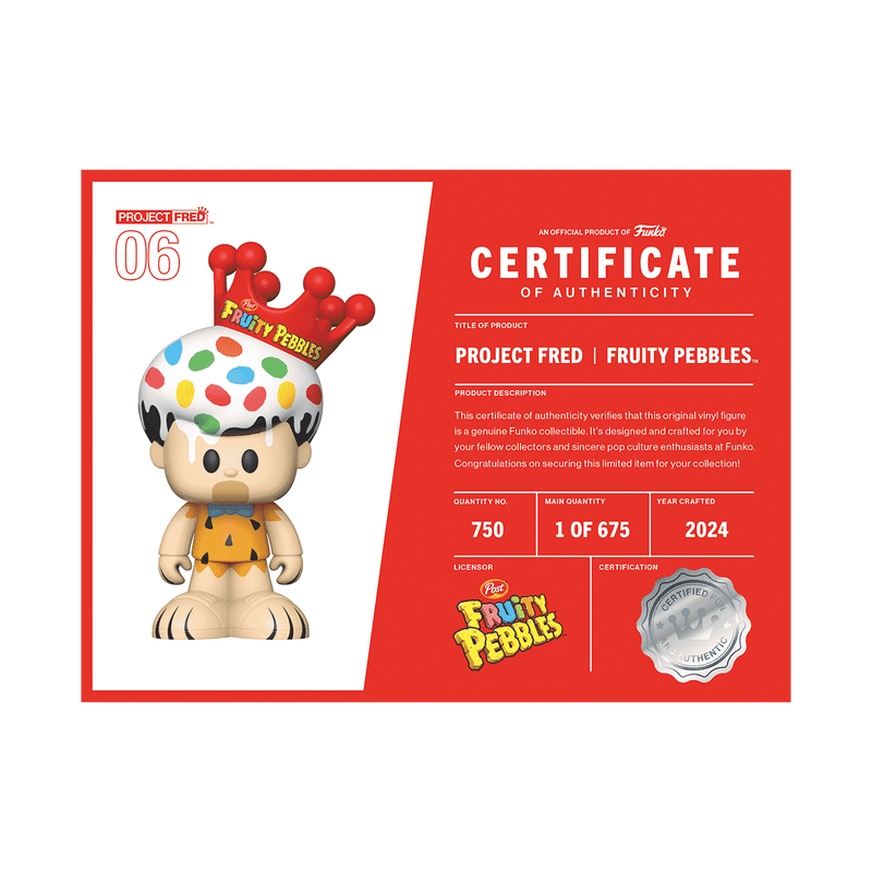 Fruity Pebbles Edition of Project Fred 06 - 11" Vinyl Collectible, , hi-res view 2
