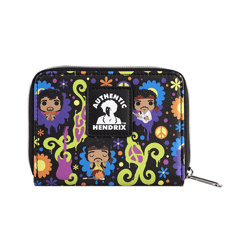 Jimi Hendrix Zip Around Wallet, , hi-res view 3