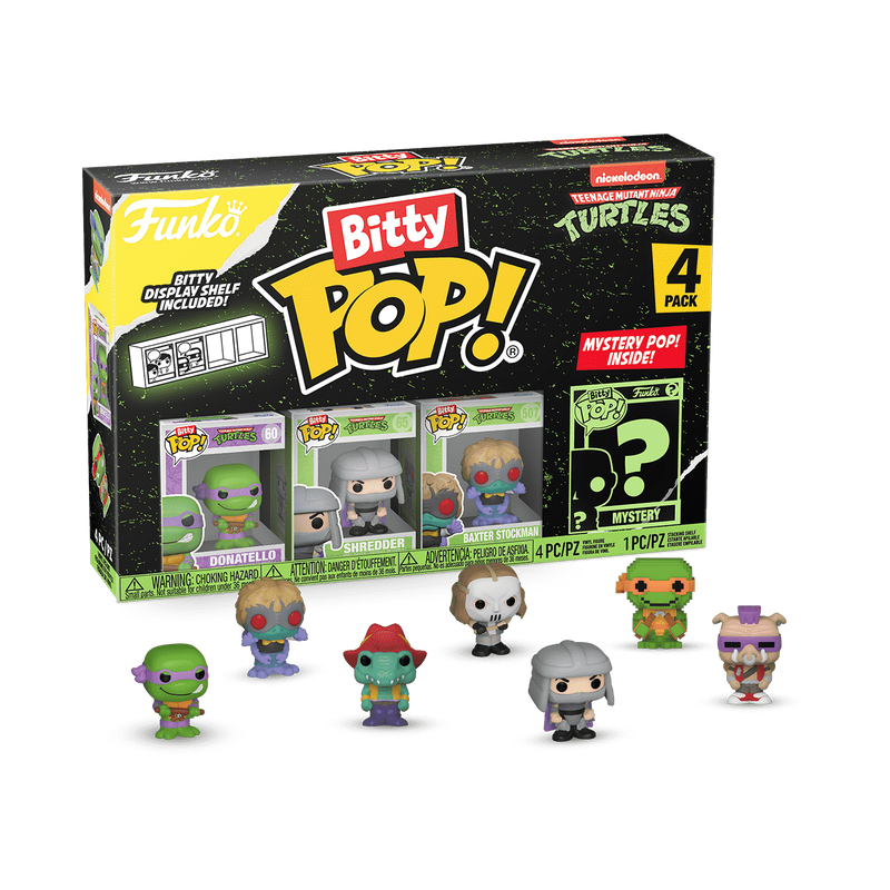 Bitty Pop! Teenage Mutant Ninja Turtles 4-Pack Series 2, , hi-res view 1