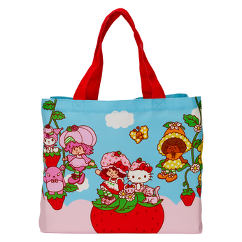 Sanrio Hello Kitty & Friends x Strawberry Shortcake Canvas Tote Bag, Image 1