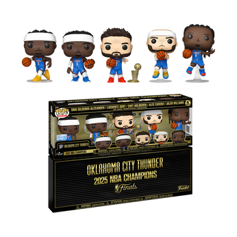 Pop! Oklahoma City Thunder 2025 NBA Champions 5-Pack, Image 2