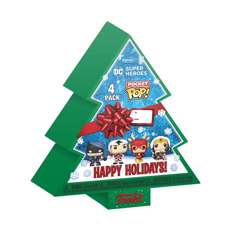 Pocket Pop! DC Comic Superheroes Holiday 4-Pack, , hi-res view 3