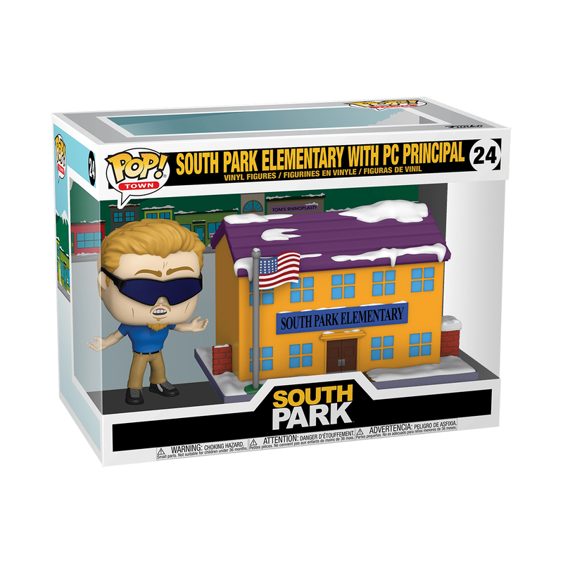 Pop! Town South Park Elementary School with PC Principal at Funko.
