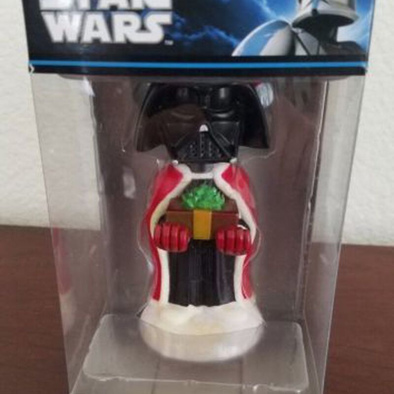 Santa Vader Bobblehead Chrome Base EUROPE, , hi-res view 1