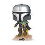 Pop! The Mandalorian Flying with Jet Pack, , hi-res view 1