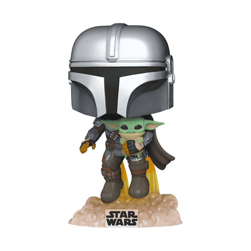 Pop! The Mandalorian Flying with Jet Pack, , hi-res view 1