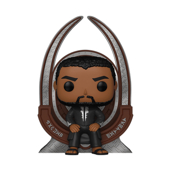 Pop! Deluxe T'Challa on Throne, Image 1