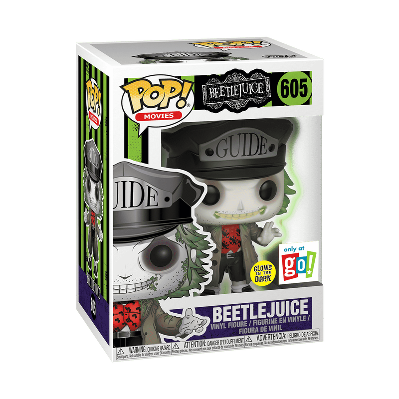 Pop! Beetlejuice with Hat (Glow), , hi-res view 2