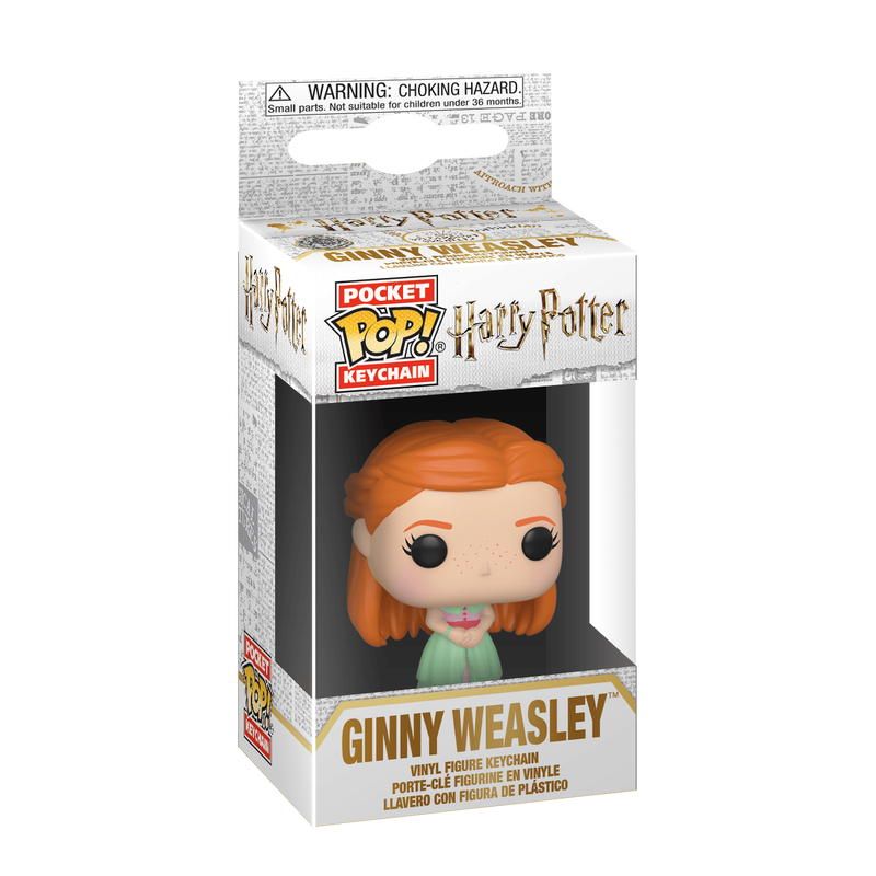 Pop! Keychain Holiday Ginny Weasley, , hi-res image number 2