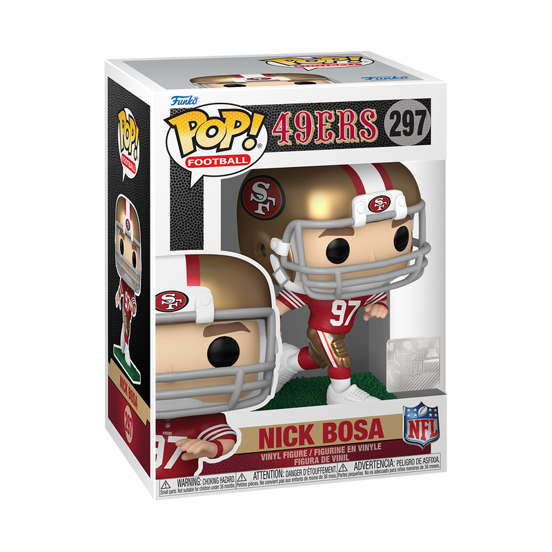 Pop! Nick Bosa (Running) (Red & Gold Uniform), , hi-res view 2