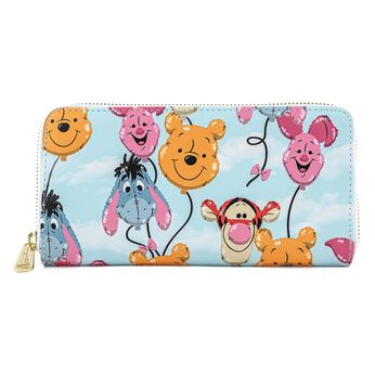 Disney Winnie the Pooh Balloon Friends Zip Around Wallet, Image 1