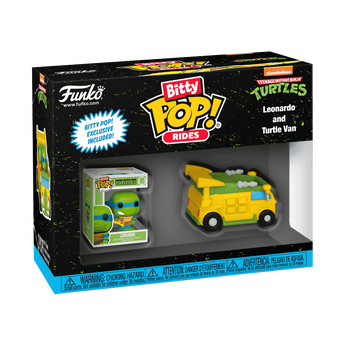 Bitty Pop! Rides Leonardo and Turtle Van, Image 1