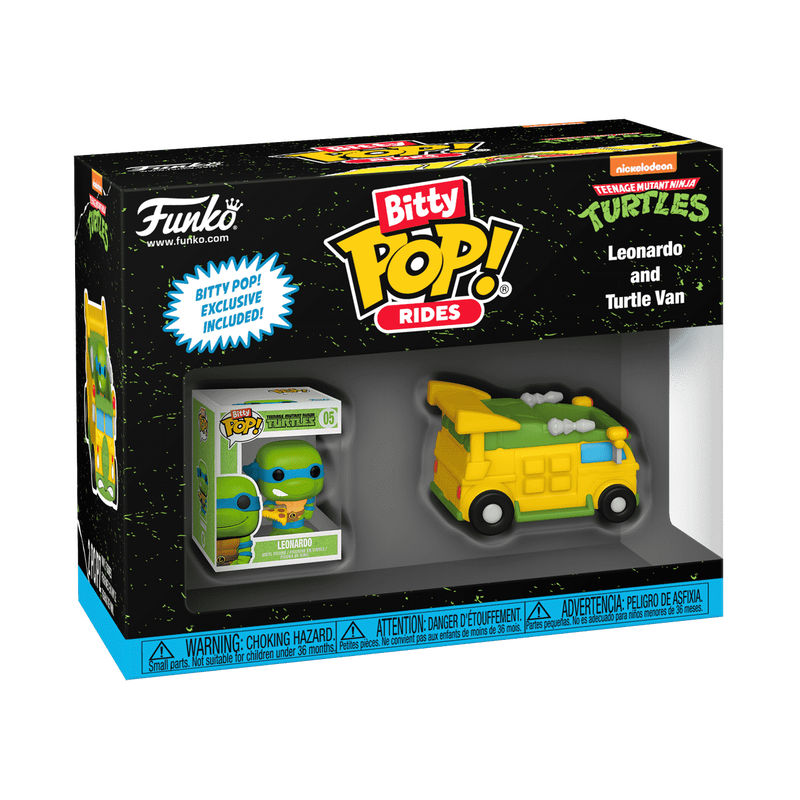 Bitty Pop! Rides Leonardo and Turtle Van, , hi-res view 1