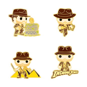 Indiana Jones and the Raiders of the Lost Ark 4-Pack Pin Set, Image 2